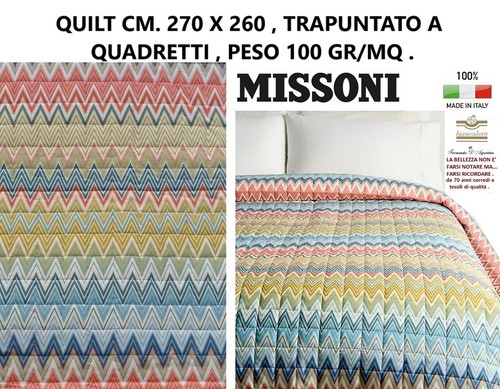 Missoni quilt copriletto - missoni,