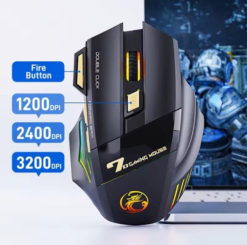 Mouse gaming wireless usb - mouse,