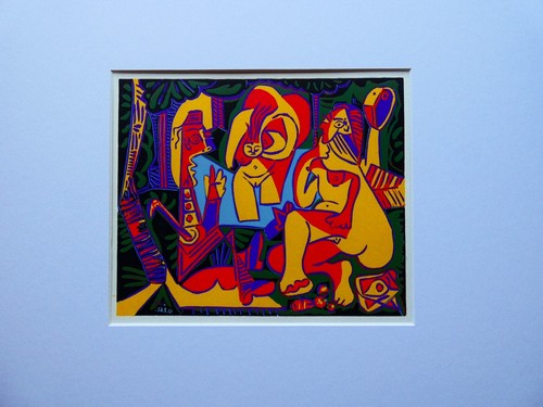 Pablo picasso linolcut 1966 - pablo,