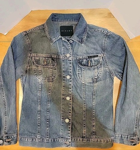 Sisley giacca denim blu donna - giacca,