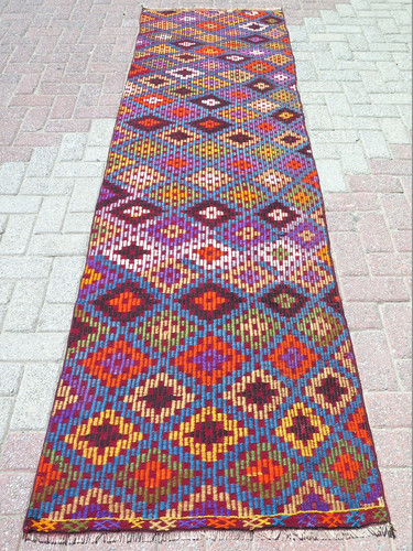 Vintage turco sard kilim - vintage,