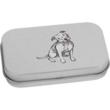 'American Pitbull Terrier' Scatola di latta/stoccaggio con cerniera in metallo (TT031630)