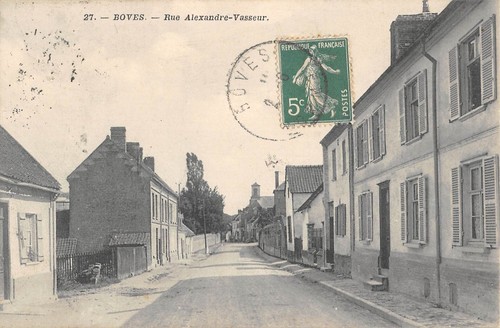 Cpa boves rue alexandre - boves, /