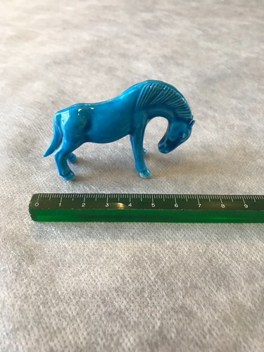 Ancien petit cheval bleu - petit,