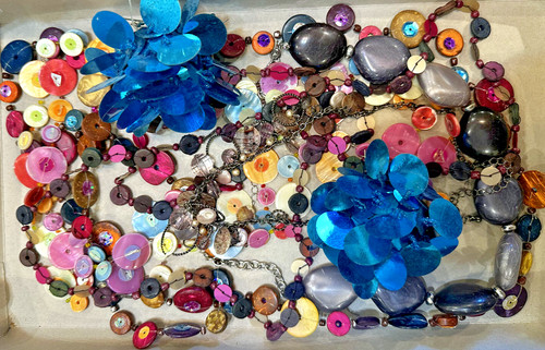 Misto gioielli lotto blu rosa - gioielli,