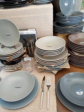 6 Piatti Piani Stoneware Ø 26 cm x h 2,5 cm Tatami 5 Colori Matte marca Tognana