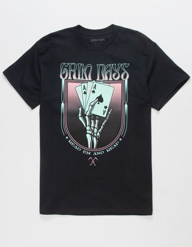 Shirt uomo grim days - grim, mazzo