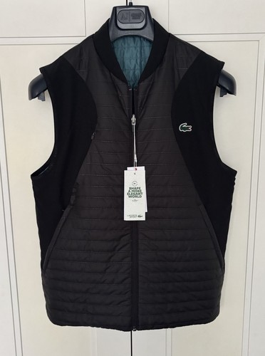 Gilet uomo reversibile lacoste - gilet,