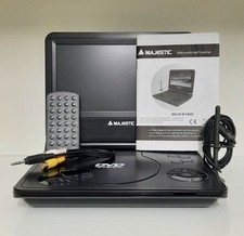 Lettore DVD/MPEG4 portatile "Majestic" DVX 319D + Borsa custodia "Hama"