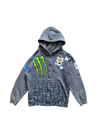 Felpa con cappuccio zip dc - cappuccio, e