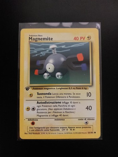 Pokemon magnemite set base - pokemon,