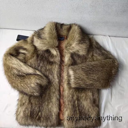 Cappotto pelliccia uomo caldo