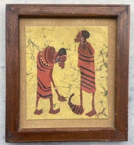 Arte batik africana firmata - batik,