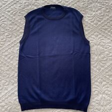 Drumohr gilet uomo taglia 48/M blu