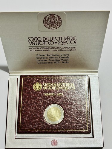Vaticano 2021 euro fdc vii - vaticano,