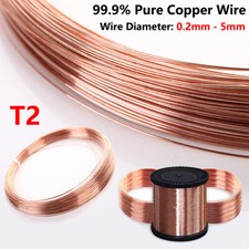 Filo di rame puro T2 solido