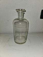 Vecchia bottiglia da farmacia in vetro
