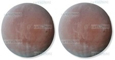 Coppia di sfere in terracotta