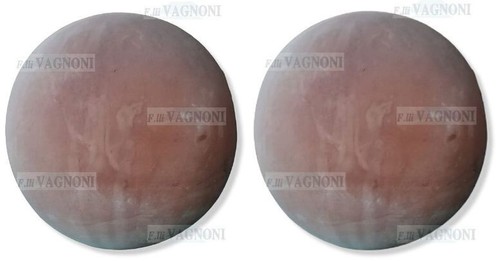 Coppia sfere terracotta - in,