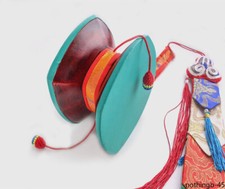 1PZ Tamburo in legno stile