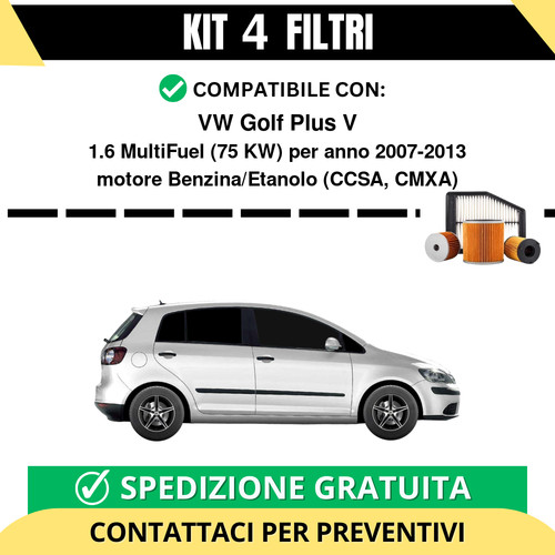 Kit filtri tagliando - kit, 4