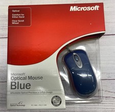 Mouse ottico Microsoft blu