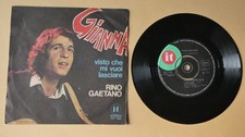 Rino Gaetano Gianna/visto che....... Vinyl 45 Stereo, Push Out Center 1978 Italy
