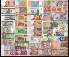 Lotto banconote mondiali - banconote,