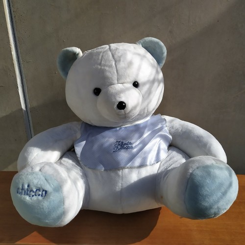 Peluche orso bianco chicco - orso,