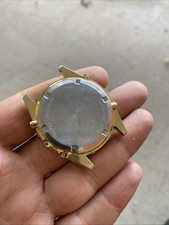 Bulova Cassa Vintage Chronograph Quartz Case Gold Plated