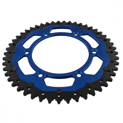 Pignone alluminio blu - 49, denti