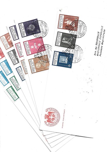 Smom lotto buste viaggiate - lotto, 6