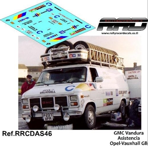 Decal calca gmc vandura - decal/calca,