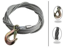 Cavo IN Acciaio + Gancio 6mm