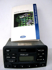 AUTORADIO VINTAGE 5000 RDS FORD STEREO CASSETTE COMPLETO DI CODICE SBLOCCO 1997