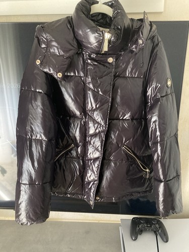 Piumino nero nylon - in,