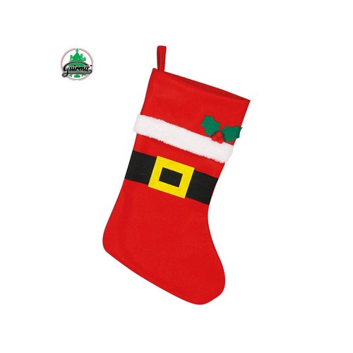Calza babbo natale addobbi - calza,