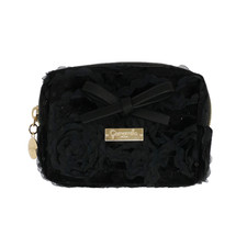 NECESSAIRE S VELVET ROSE NERO