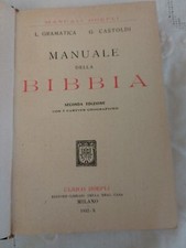 Antico Libro Manuale Della
