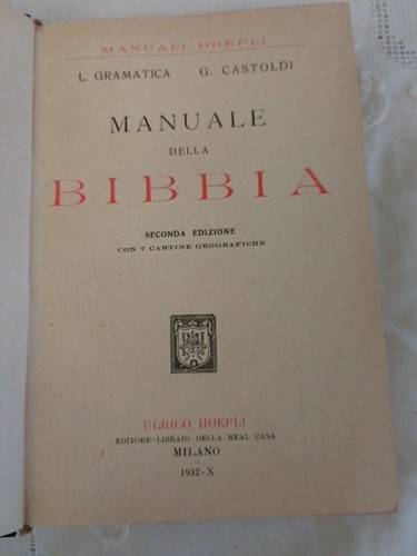 Antico libro manuale della - manuale,