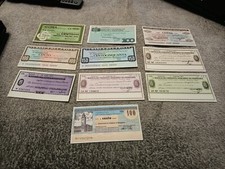 13m Lotto 10 Mini Assegni