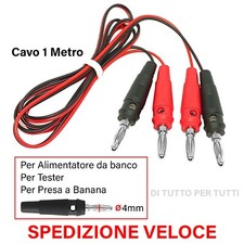 CAVO SPINA A BANANA 4mm