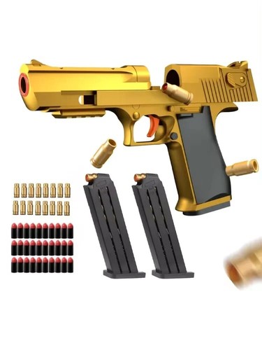 Pistola giocattolo oro - pistola,
