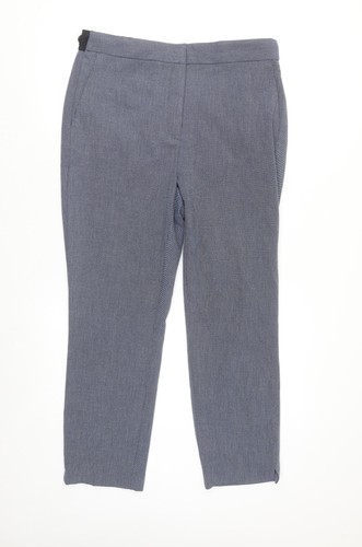 Pantalone zara donna blu slim - pantalone,