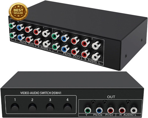 Component video switch box - av,