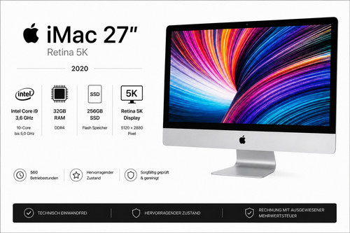 Apple imac 2020 intel - 27",