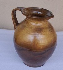 Vaso brocca ceramica 603-22 con manico W. GERMANY come nuovo sfumato