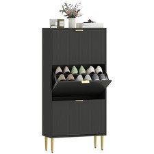 HOMCOM Scarpiera Slim con 3