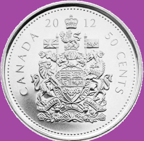 2012 canada half dollar fifty - canada,