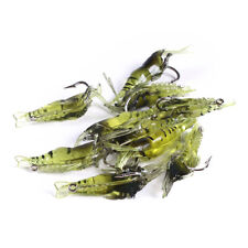 10 pezzi esche da pesca gamberetti morbidi esca pesce jig bass jigging 4 cm/1,5 g acqua salata